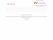 Tablet Screenshot of inter-webs.net